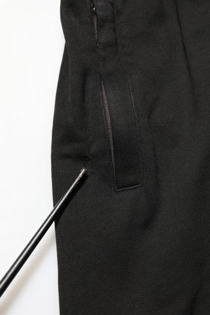 Black Cotton DG Logo Men Jogger Pants