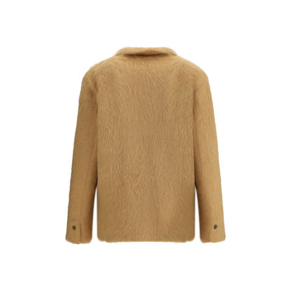 Double-breasted cashmere and mohair Jacket
