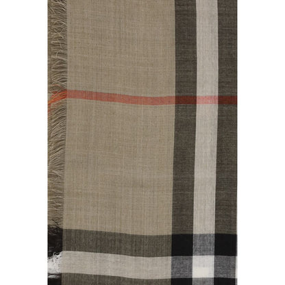 Beige Wool Scarf