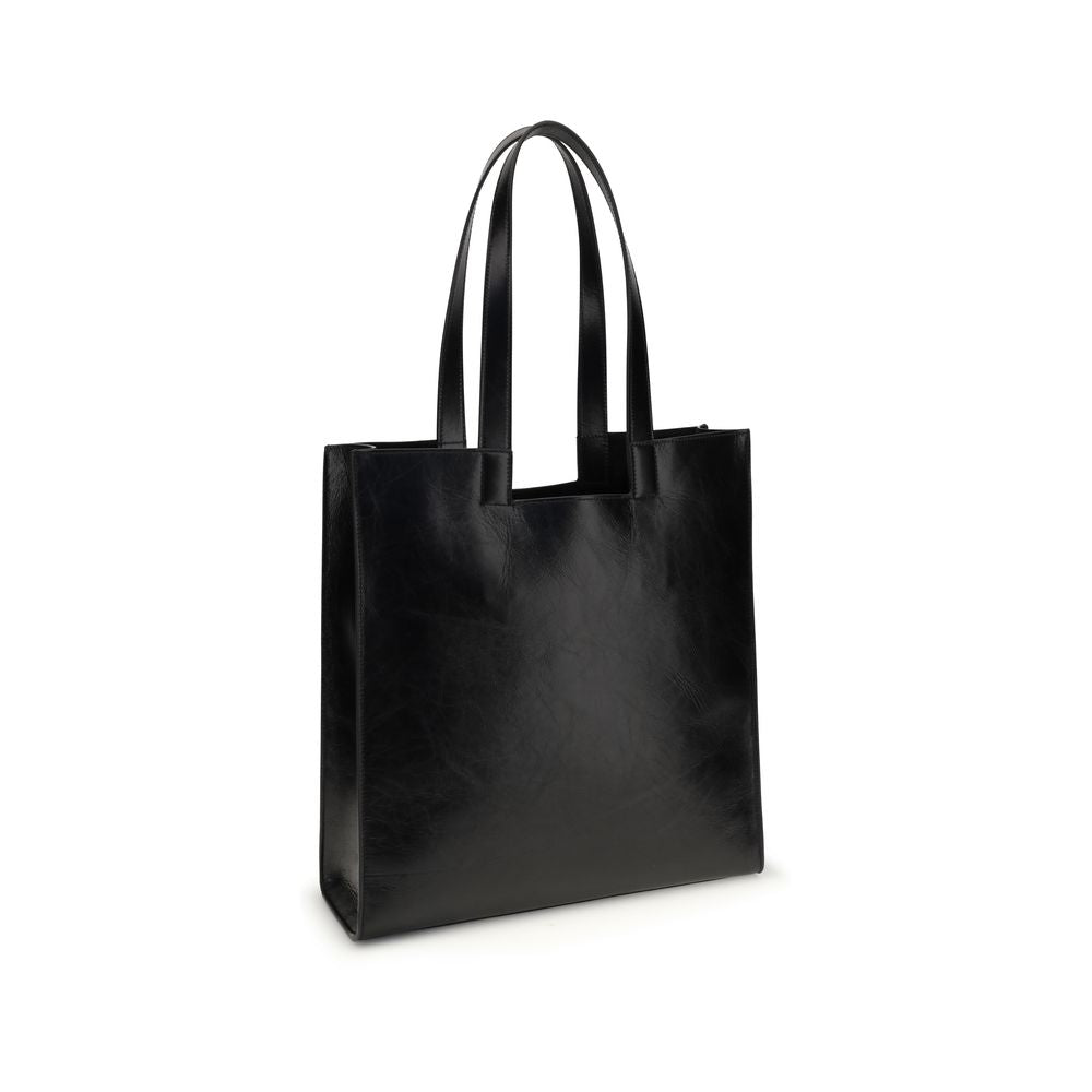 Black Calf Leather Bos Taurus Shoulder Bag