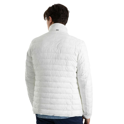 White Polyamide Men Jacket