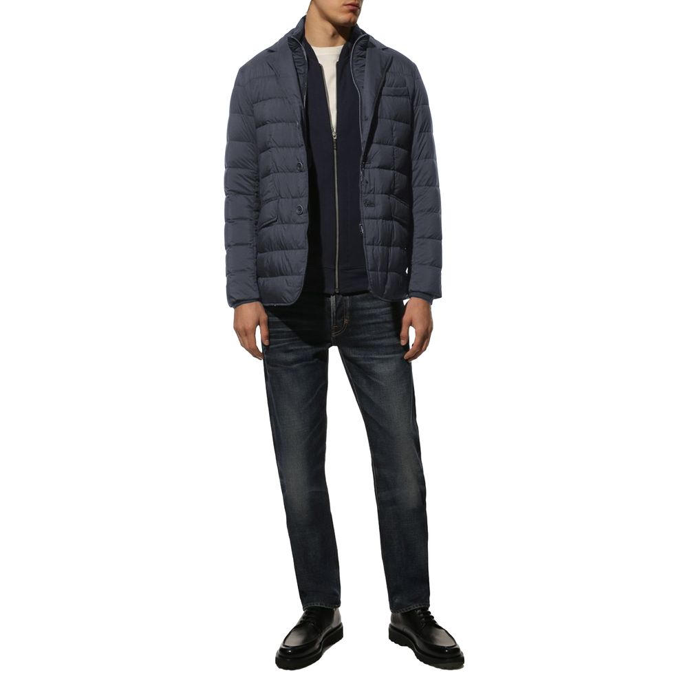 Blue Polyamide Jacket