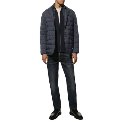 Blue Polyamide Jacket