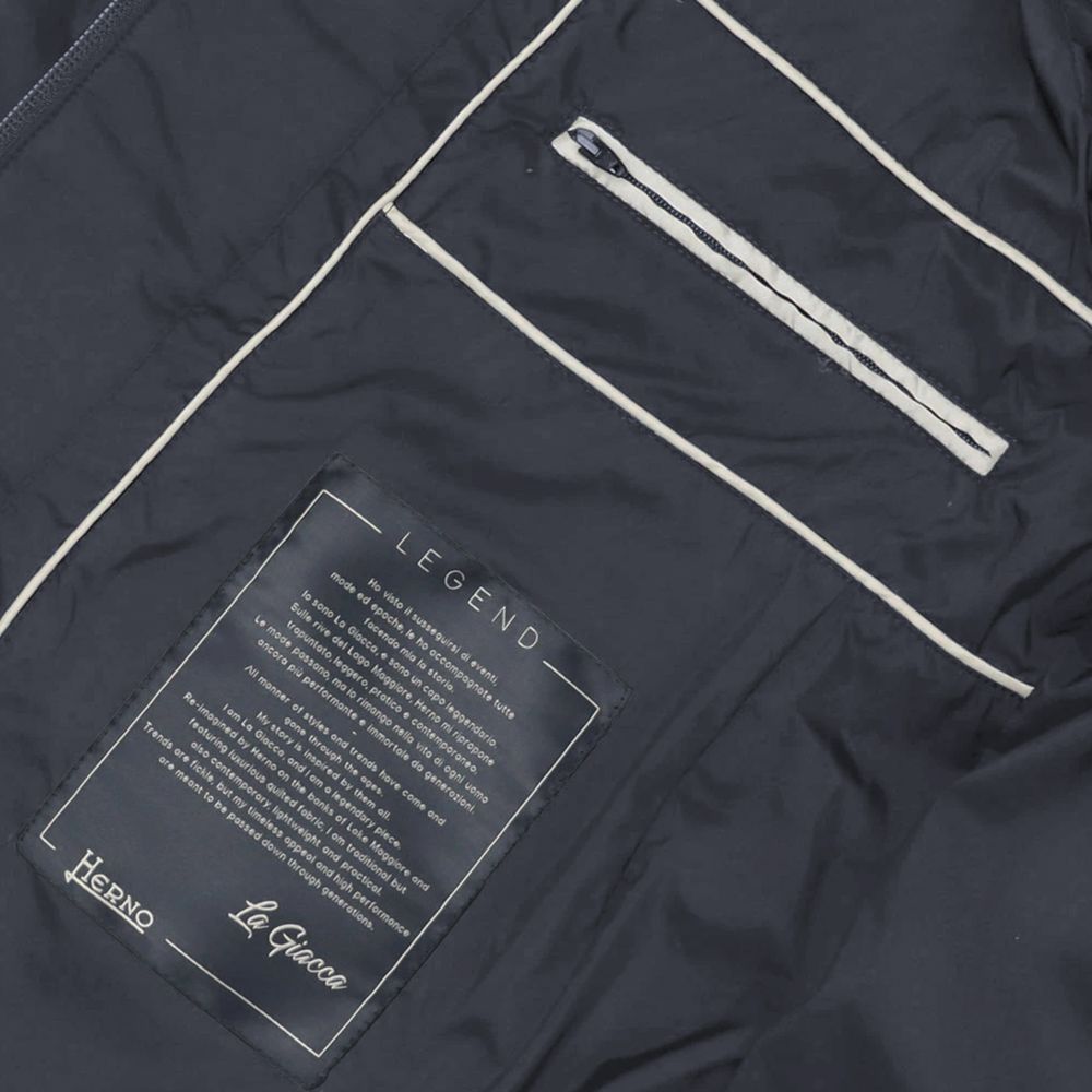 Blue Polyamide Jacket