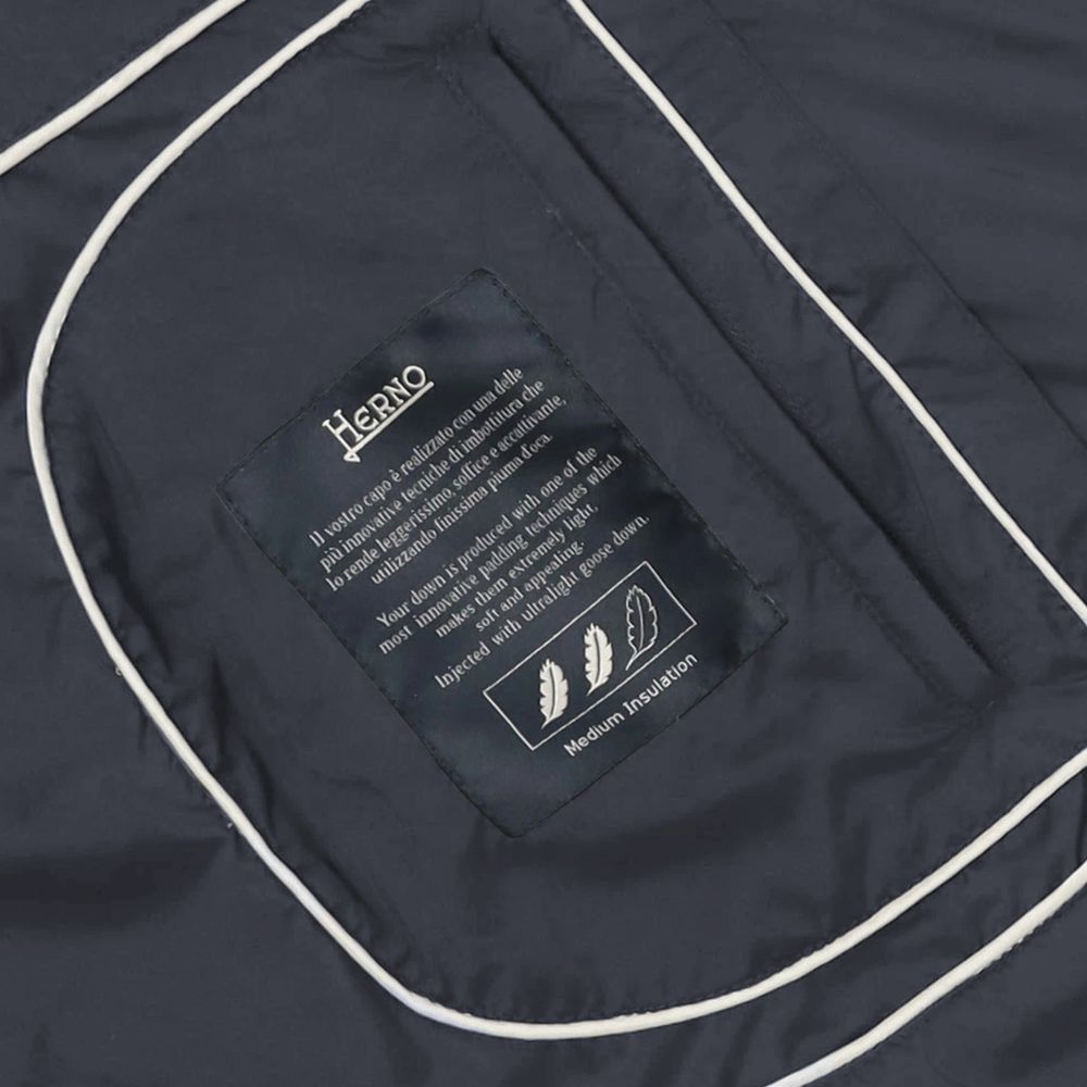 Blue Polyamide Jacket