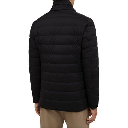 Black Polyamide Men Jacket