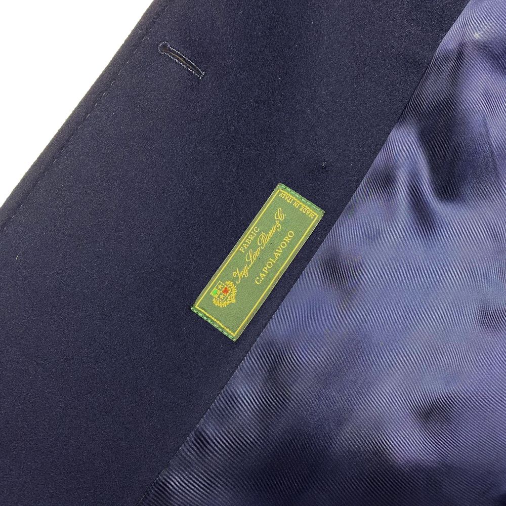 Blue Wool Women Coat