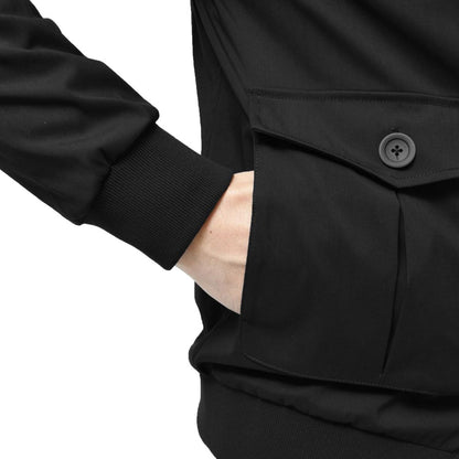 Black Wool Men Jacket