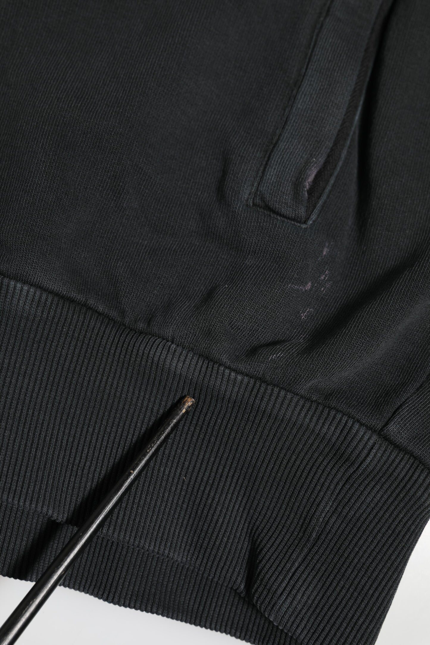 Black Logo FullZip Hooded Sweatshirt Sweater