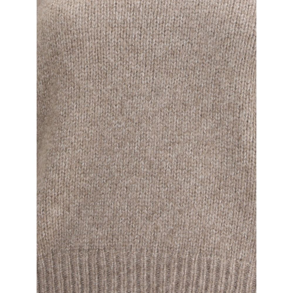 Beige Cashmere Sweatshirt