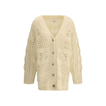 Beige Cashmere Cardigan