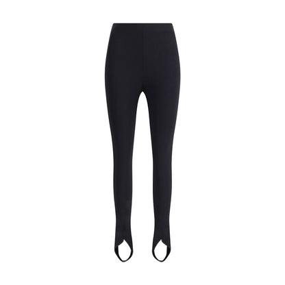 Slim fit black Bracket Leggings