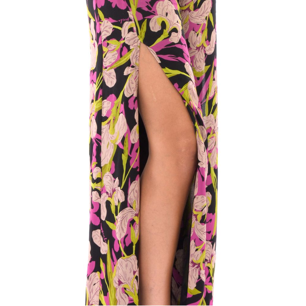 Multicolor Viscose Women Trouser