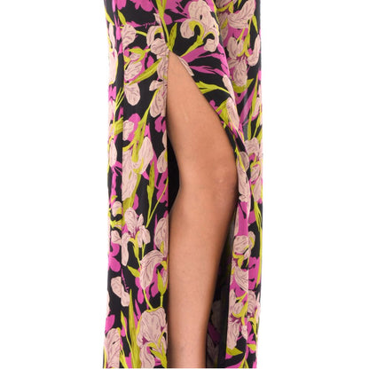 Multicolor Viscose Women Trouser