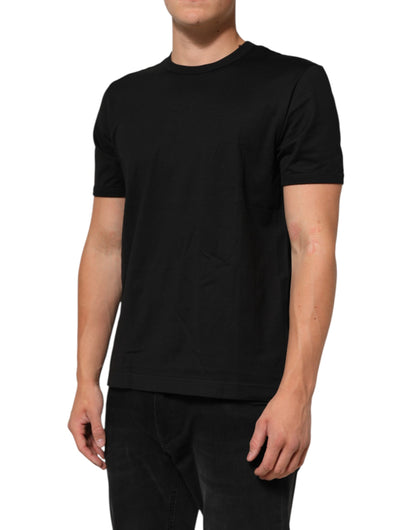 Black Goodluck 2021 Cotton Crew Neck T-shirt