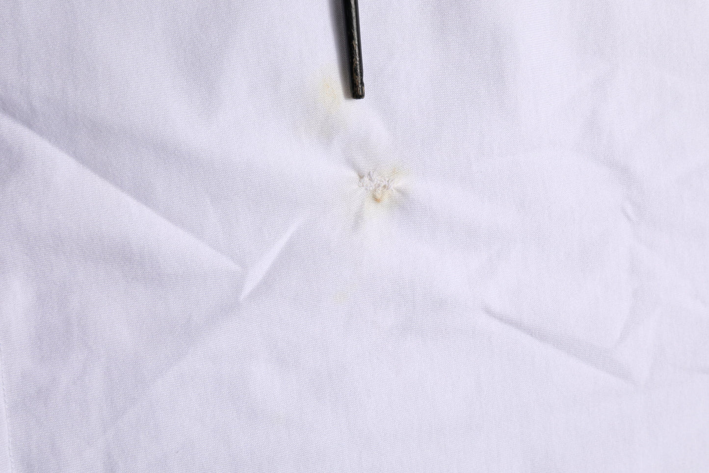 White Goodluck 2021 Cotton Crew Neck  T-shirt