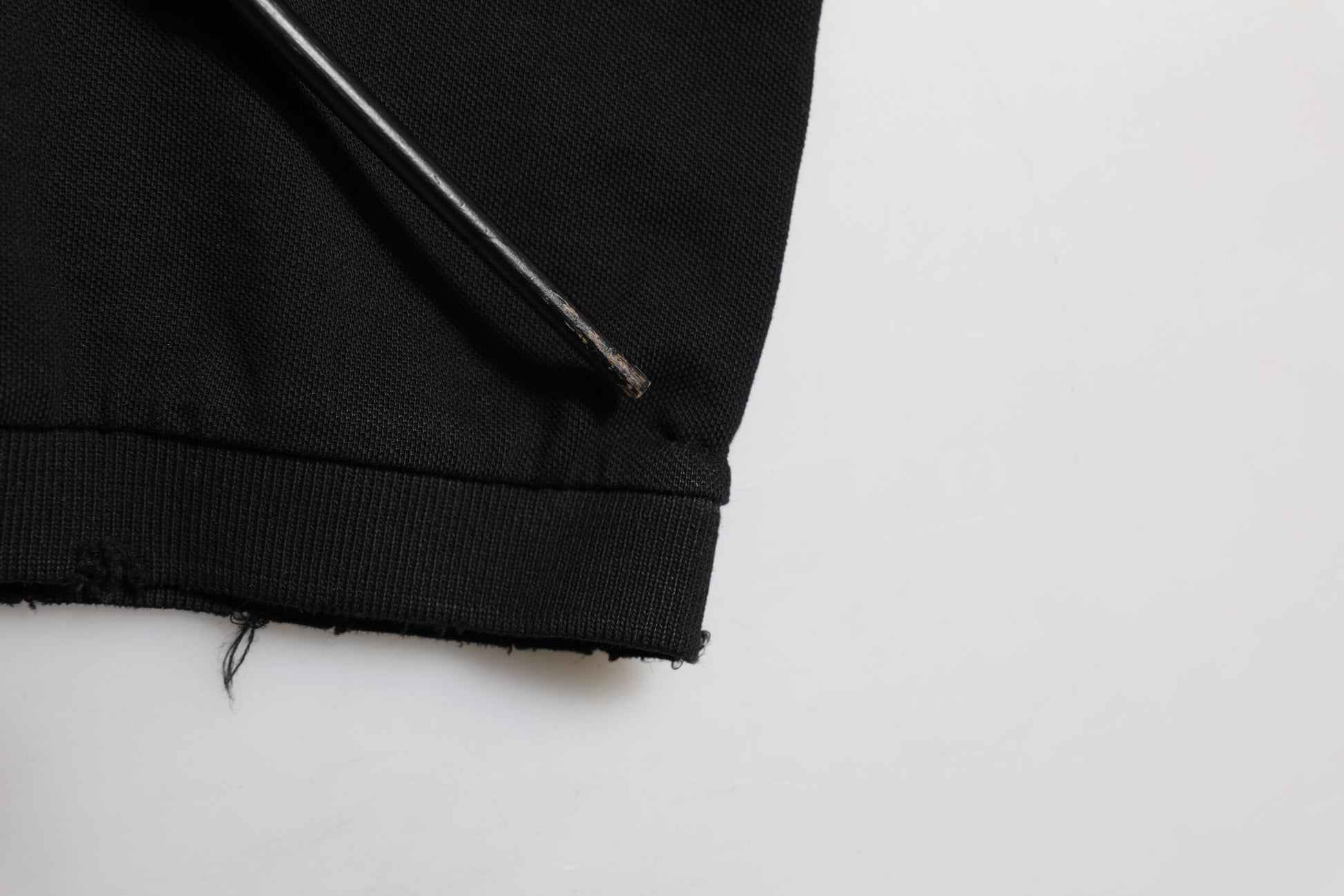 Black Cotton Graphic Print PoloShirt T-shirt