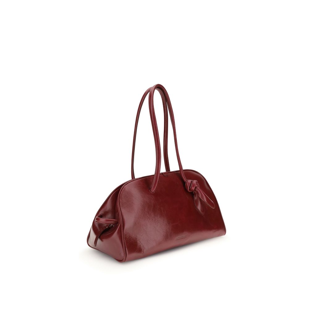 Red Calf Leather Bos Taurus Shoulder Bag