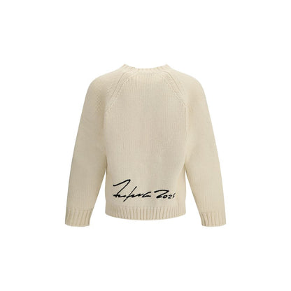 Cream Wool Sweatshirt