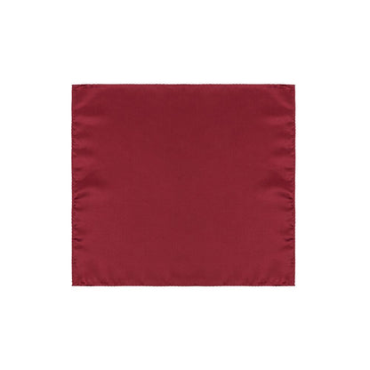 Red Silk Pocket Square