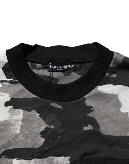 Multicolor Camouflage Men Short Sleeves T-shirt