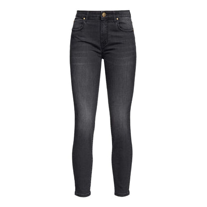 Black Cotton Women Jeans