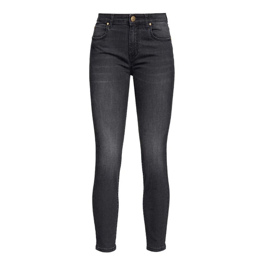 Black Cotton Women Jeans