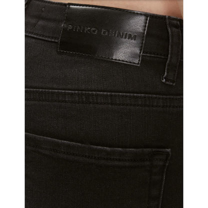 Black Cotton Women Jeans