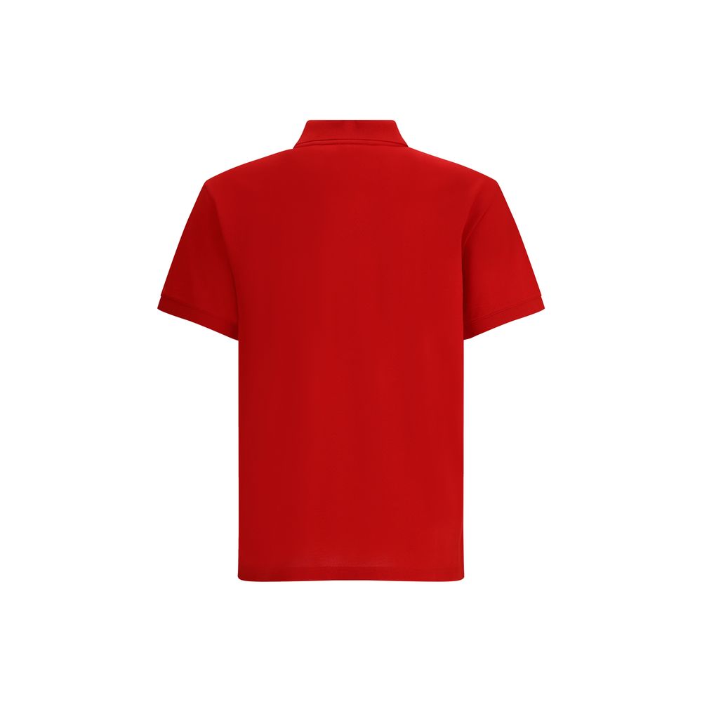 Red Cotton Polo Shirt