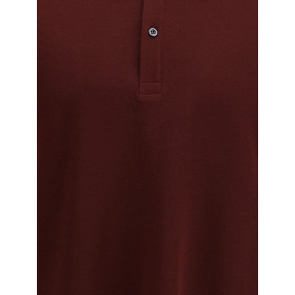 Bordeaux Cotton Polo Shirt