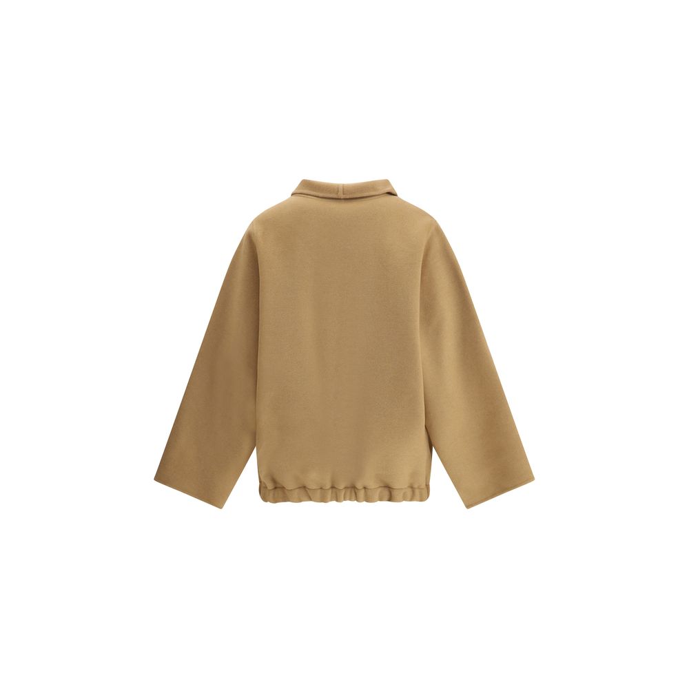 Beige Wool Clothing