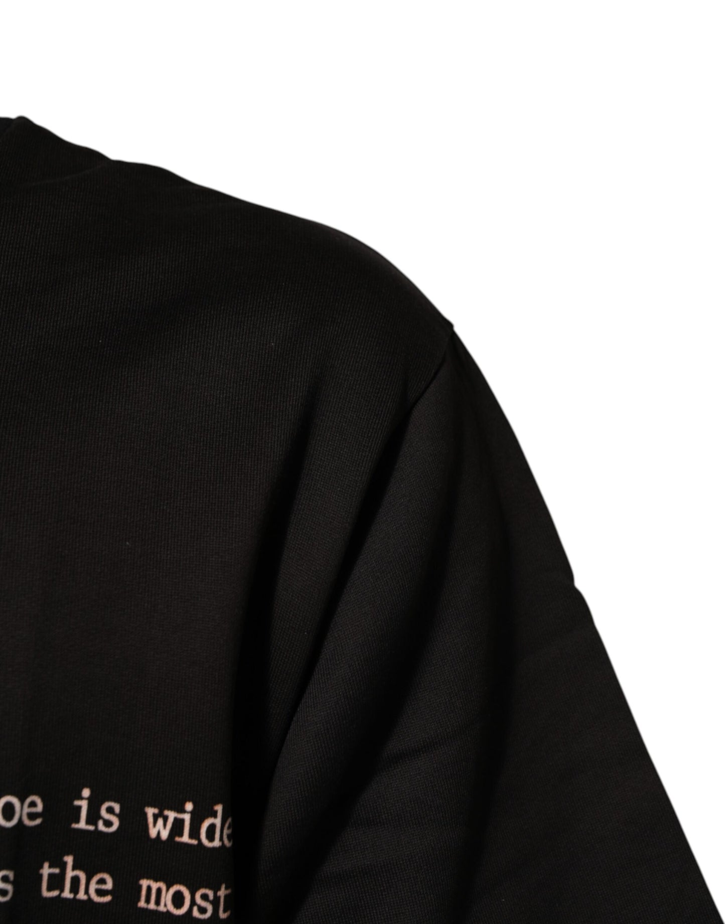 Black Marilyn Monroe Cotton Crew Neck T-shirt