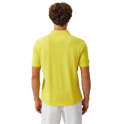 Yellow Cotton Polo Shirt