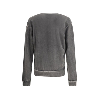 Gray Linen Sweatshirt