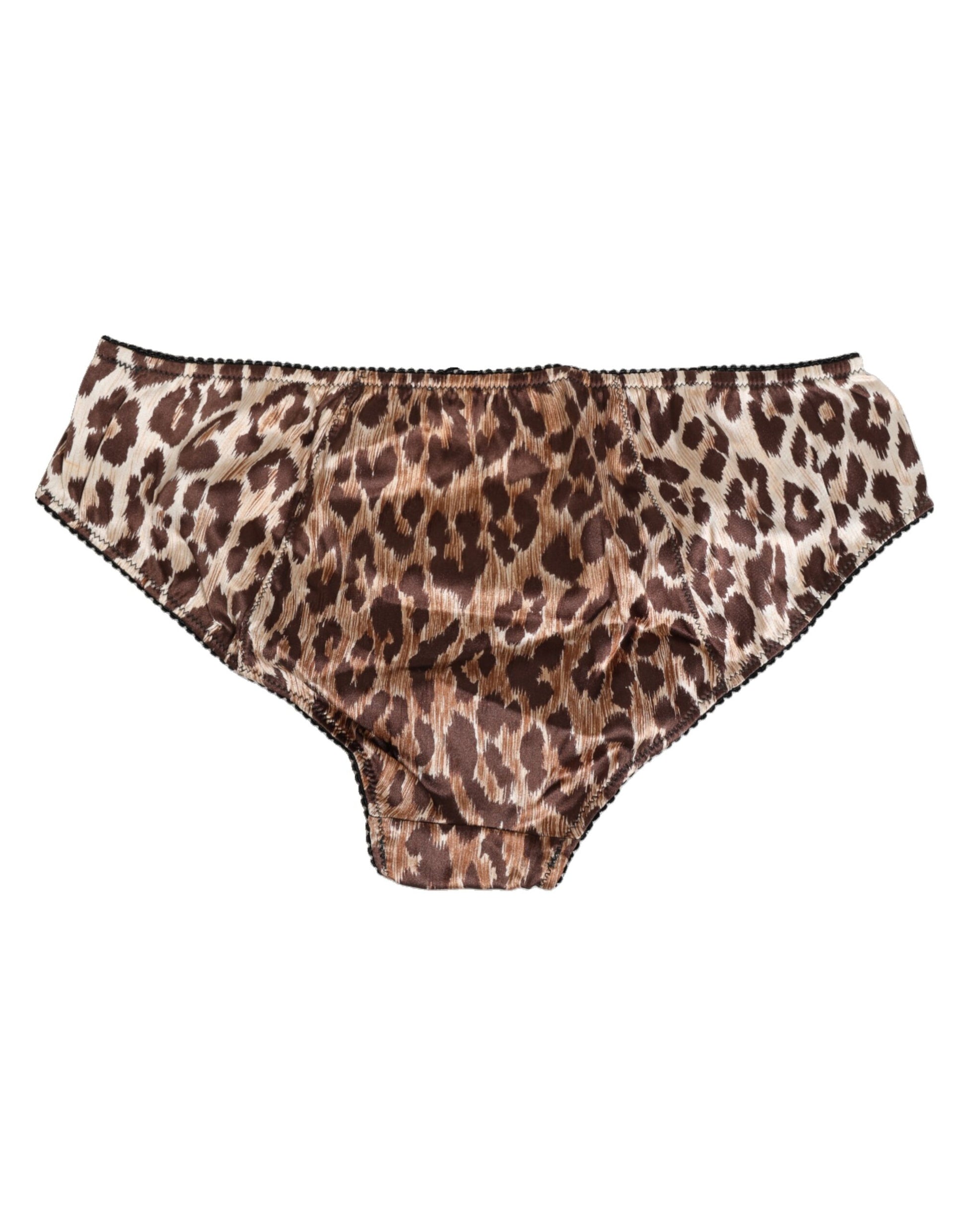Multicolor Leopard Print Girdle Panty Underwear