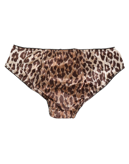 Multicolor Leopard Print Girdle Panty Underwear