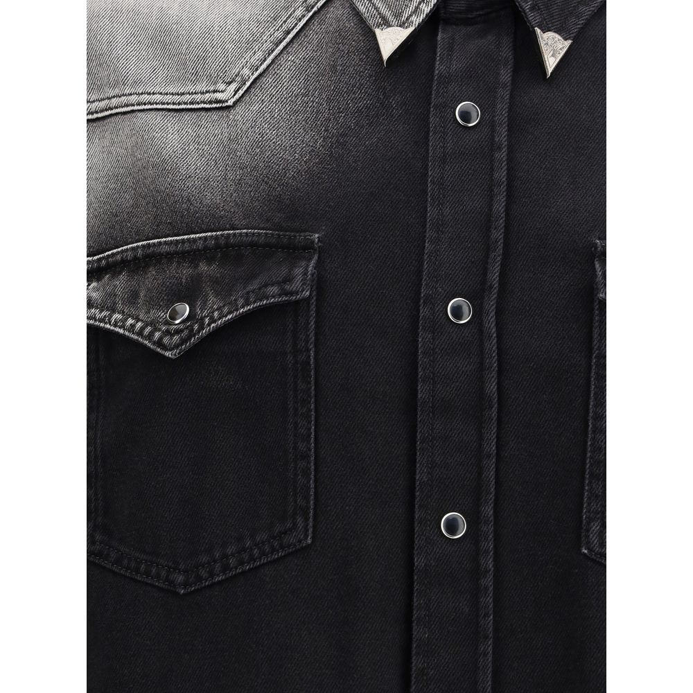 Black Denim Shirt