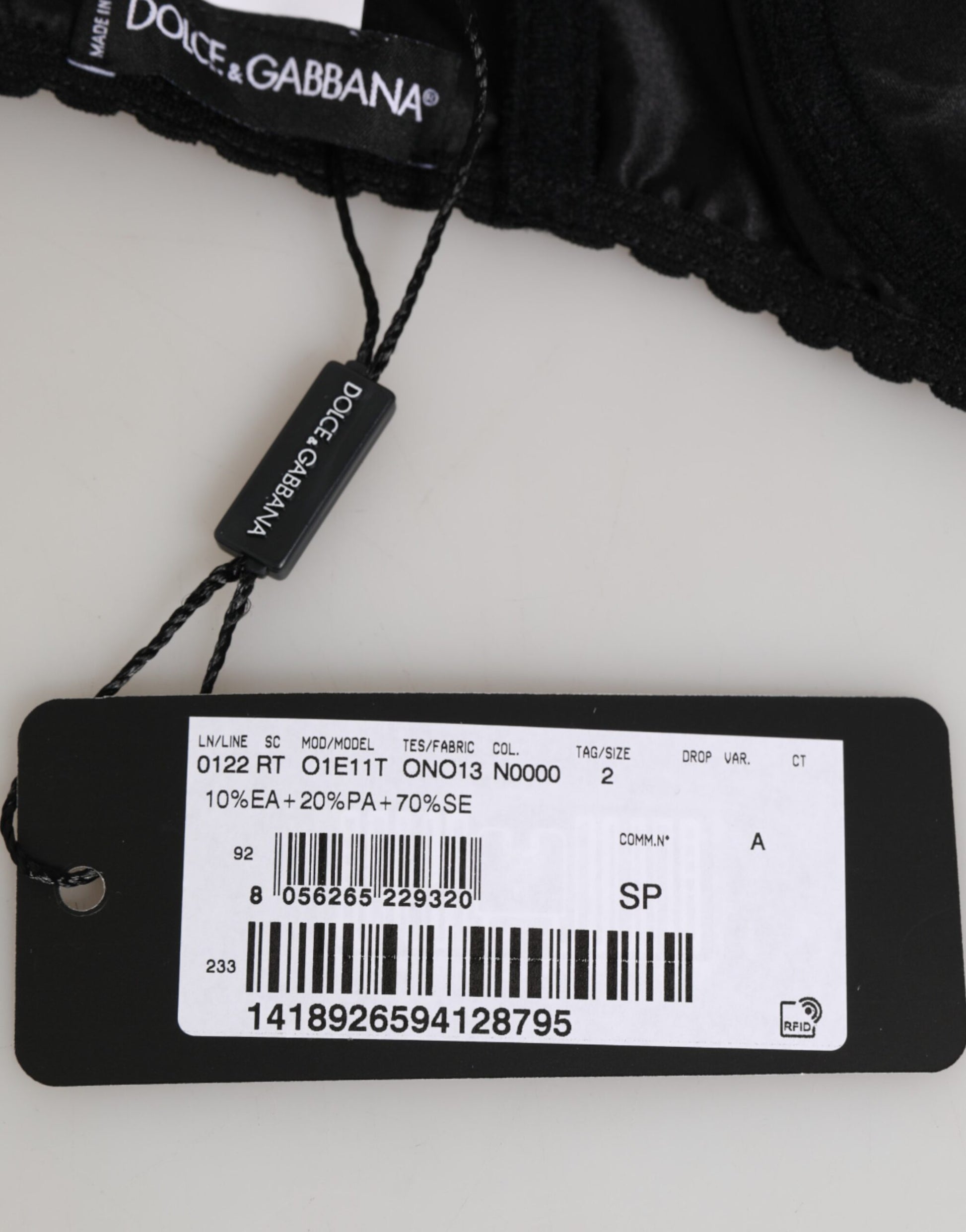 Black Silk Underwired Balconette Bra Underwear