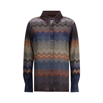 Multicolor Viscose Pattern Shirt