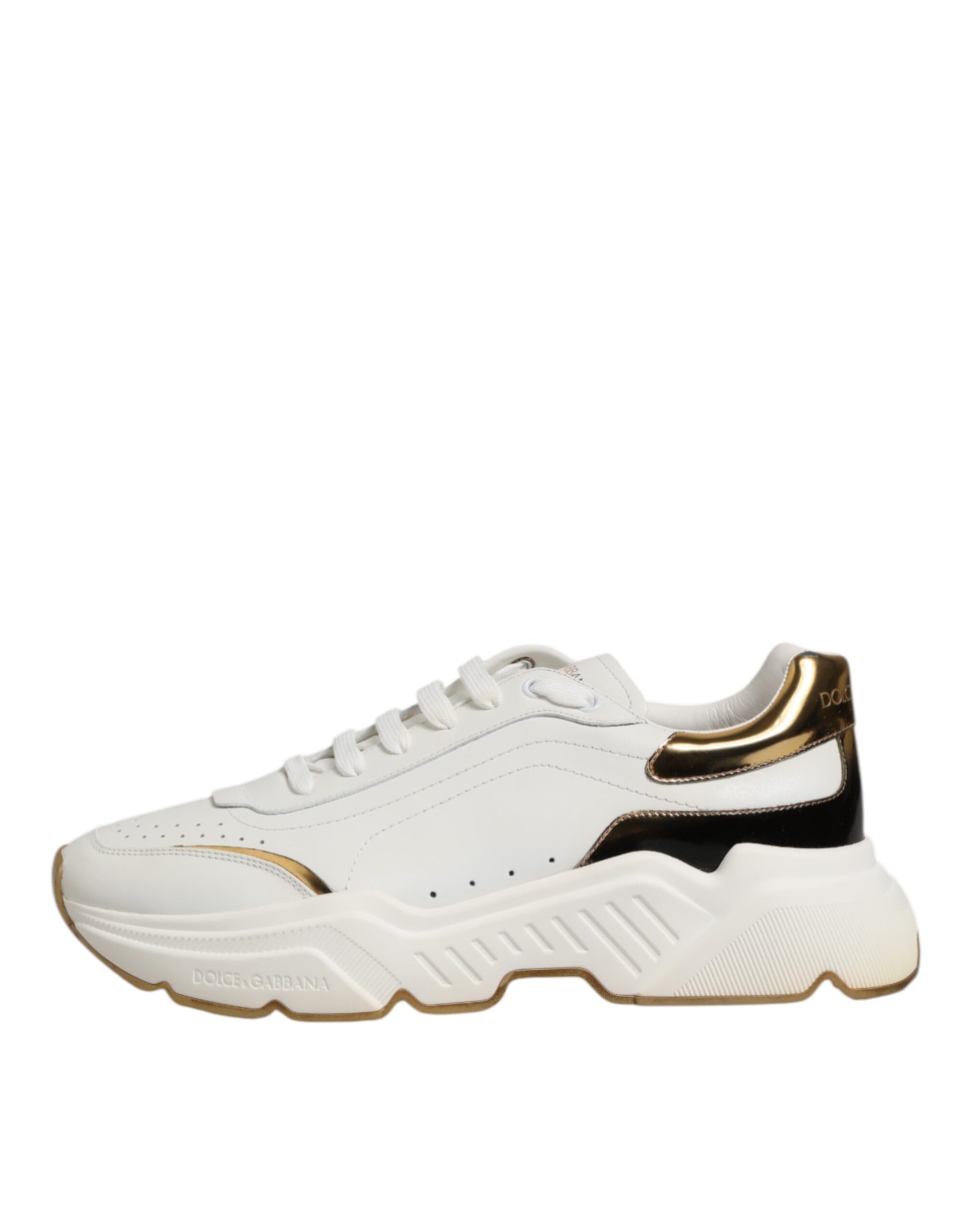 White Gold Daymaster Low Top Sneakers Shoes