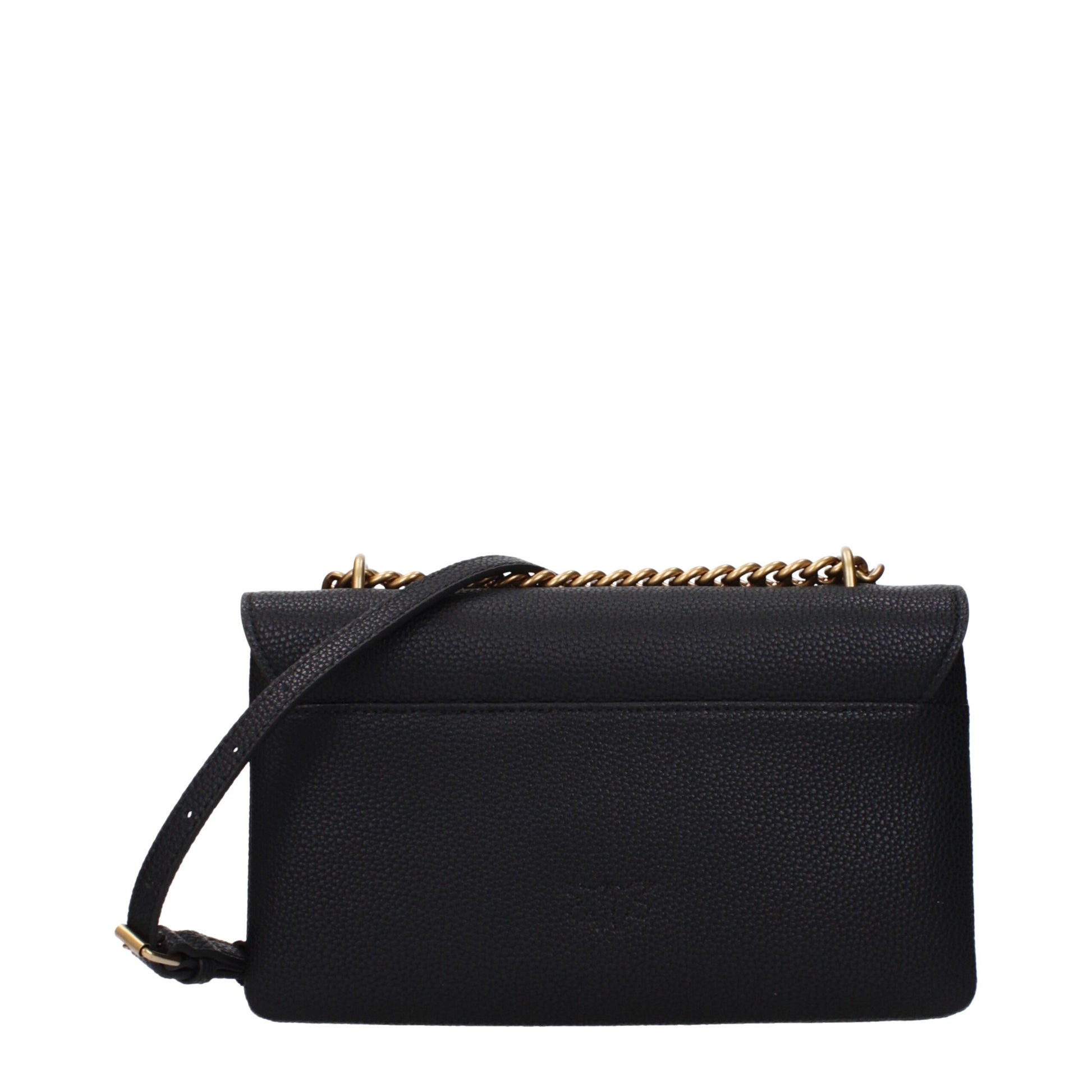 Black Leather Crossbody Bag