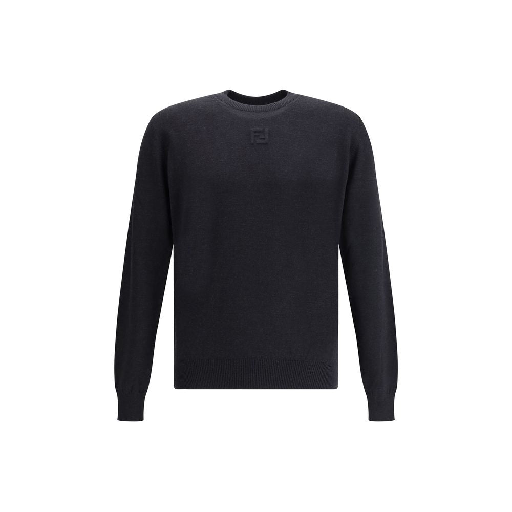 Black Fleece Wool Sweatshirt