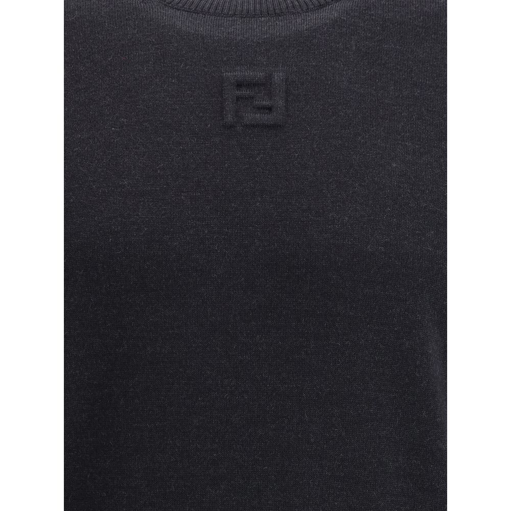 Black Fleece Wool Sweatshirt