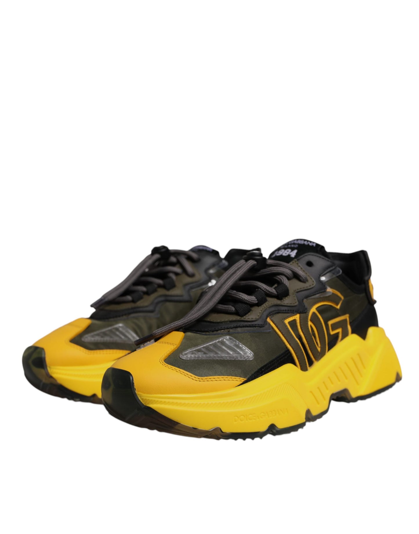 Black Yellow Daymaster Low Top Sneakers  Shoes