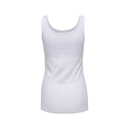 White Cotton Tank Top