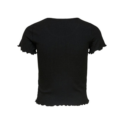 Black Polyester T-Shirt