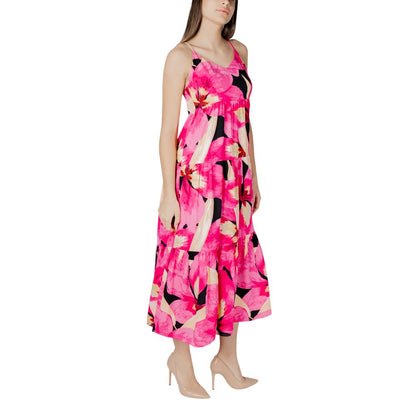 Multicolor Viscose Long Dress