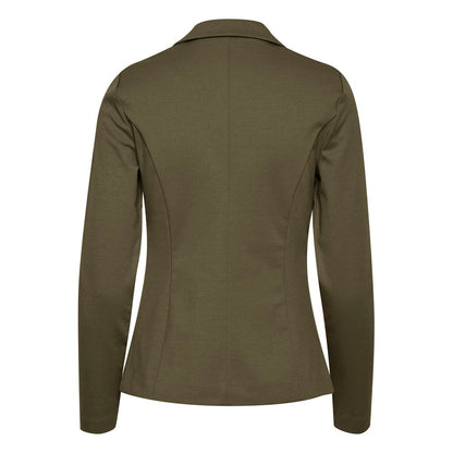 Green Polyester Blazer