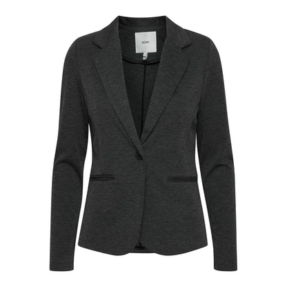 Gray Polyester Blazer