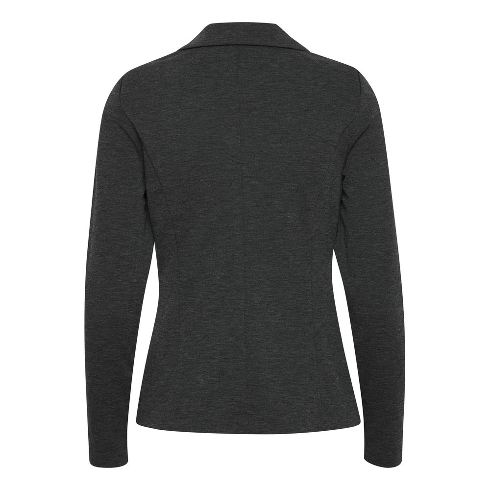 Gray Polyester Blazer